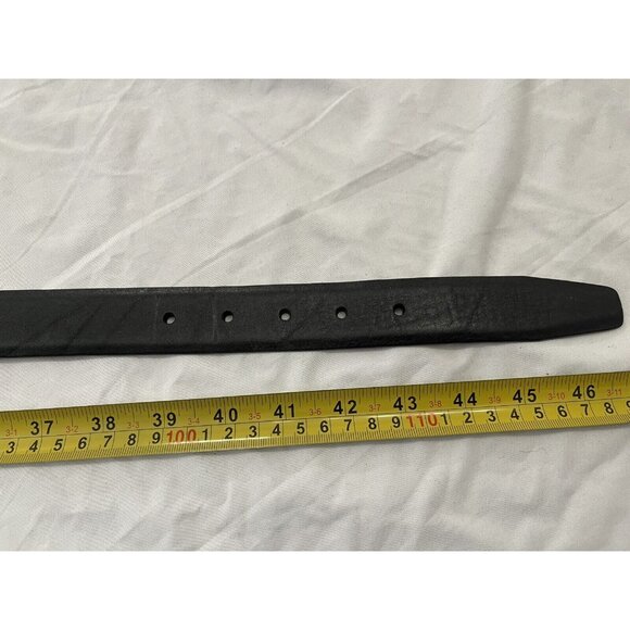 Men's Kirkland Italian Full-Grain Leather Belt Black Sz 40 EUC - Picture 6 of 10
